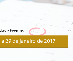 Festas e Eventos – 23 a 29 de janeiro de 2017