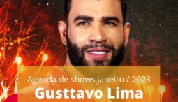 Agenda de Shows Gusttavo Lima Janeiro 2023