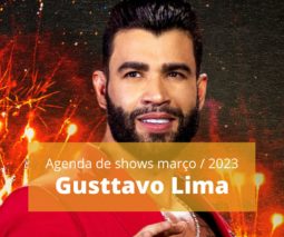 Agenda de Shows Gusttavo Lima Março 2023